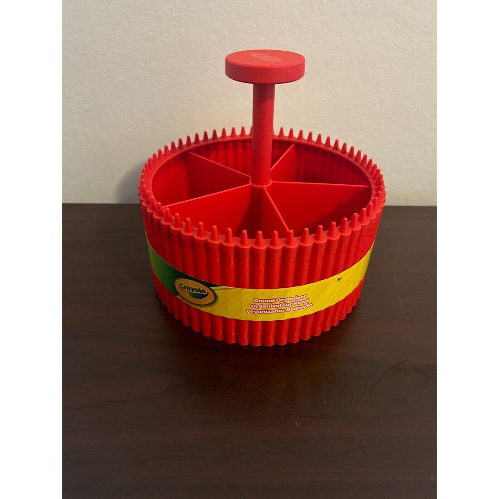 Crayola Storage Products: Round Organizer  (Red) NEW